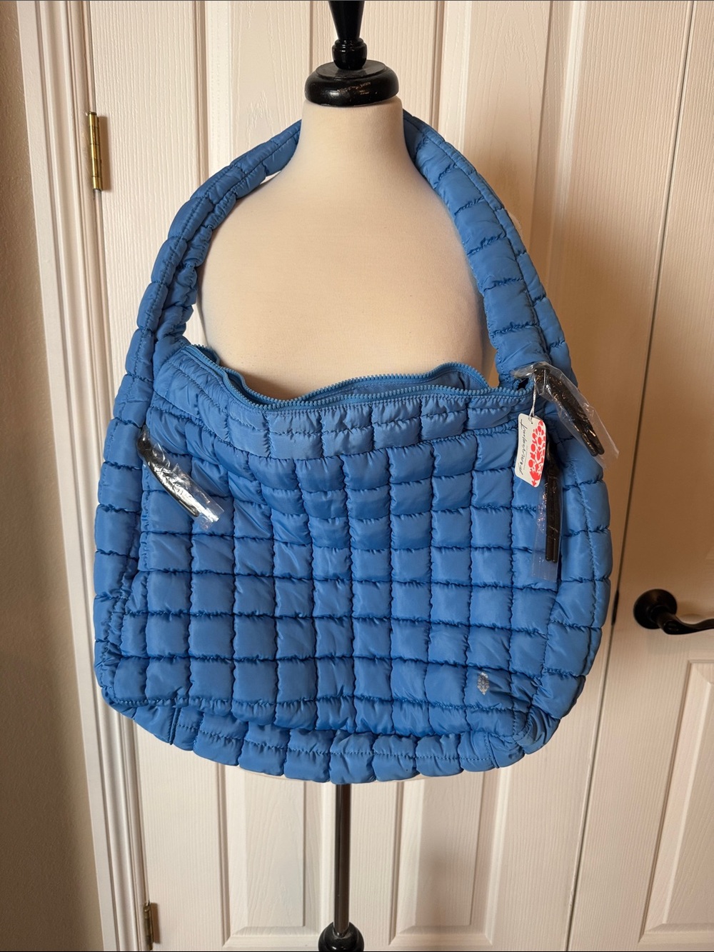 Free people movement Blue Quilted Shoulder Bag - Unbranded